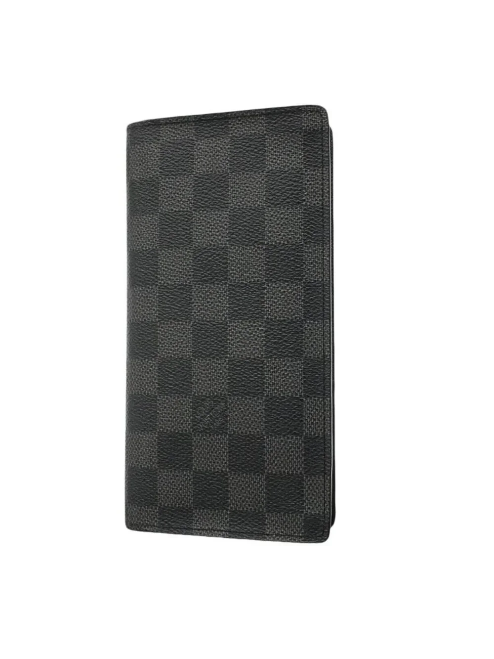 Louis Vuitton Wallet Damier Graphite Portefeuille Brazza Black Gray